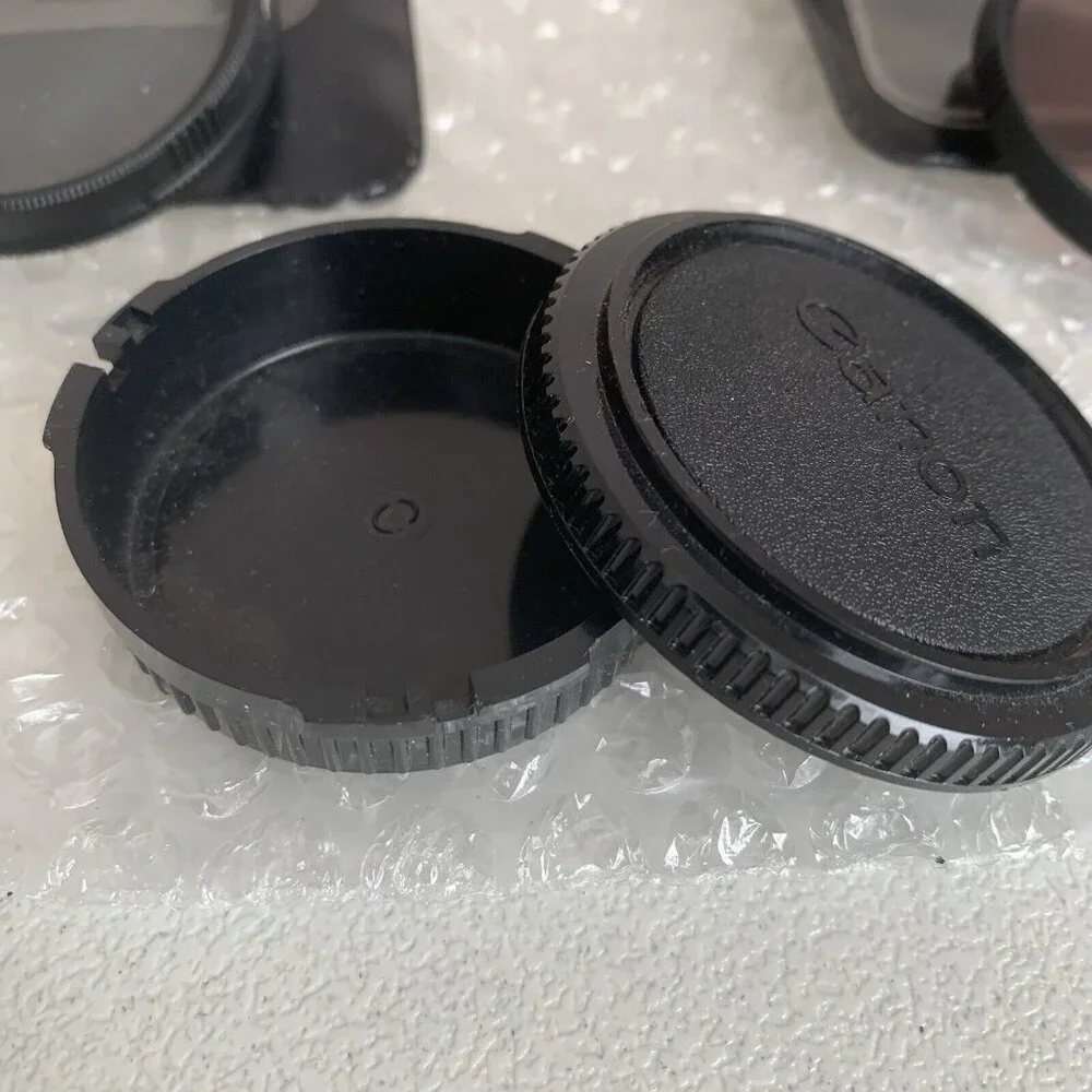 Lot Of 3 Rolev camera lens filters Star, Polorizer‎ And FD Plastic Sleeve Cases